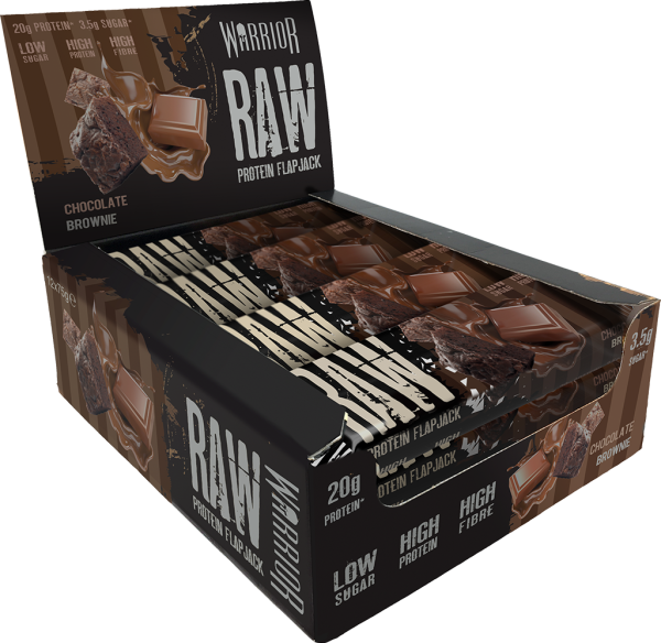 Warrior RAW Protein Flapjack- 12 Bars X 75 g