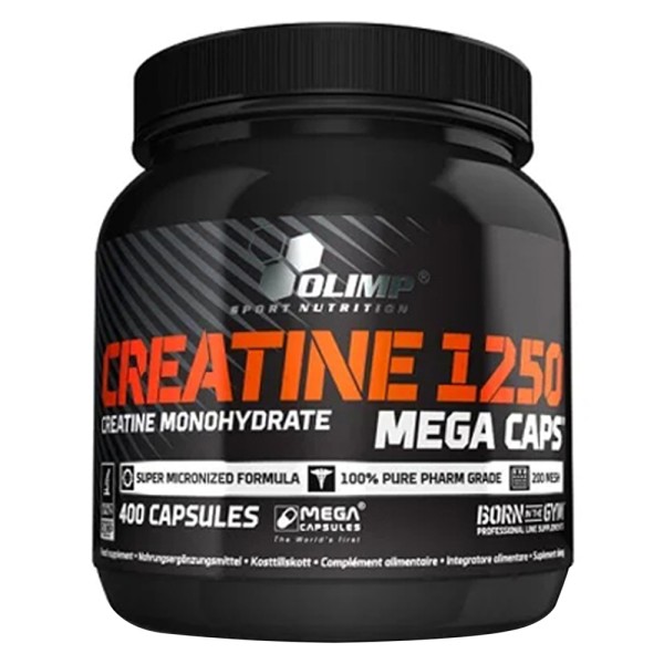 Olimp Creatine 1250 Mega Caps Kreatin Monohydrat 400 Kapseln