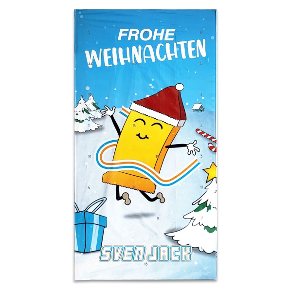Sven Jack Adventskalender 2025 Fitnesskalender 49 Energy Riegel x 65g