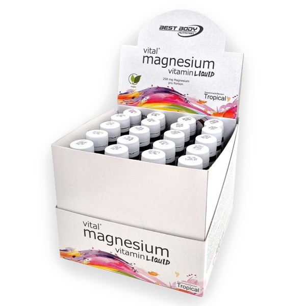 Best Body Nutrition Vital Magnesium Liquid 20 x 25 ml