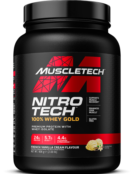 MuscleTech Nitro Tech 100% Whey Gold 908 g